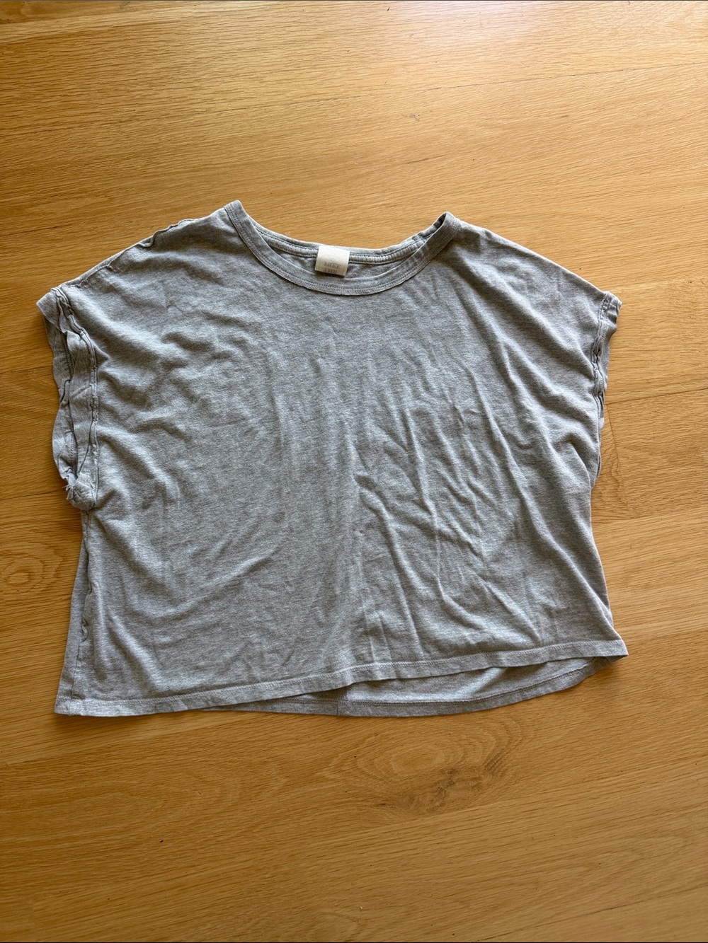 Women's Relaxed Crewneck Tee in Light Gray